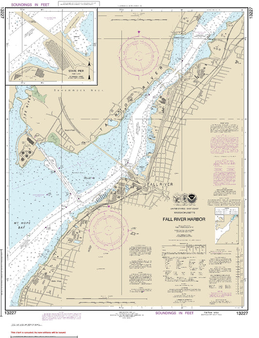 Fall River Harbor (13227) by NOAA