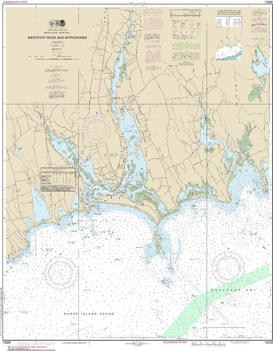 Westport River and Approaches (13228) by NOAA