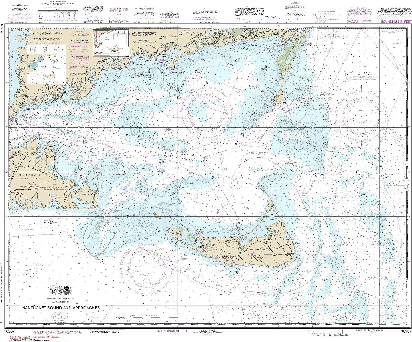 Nantucket Sound and Approaches (13237) by NOAA
