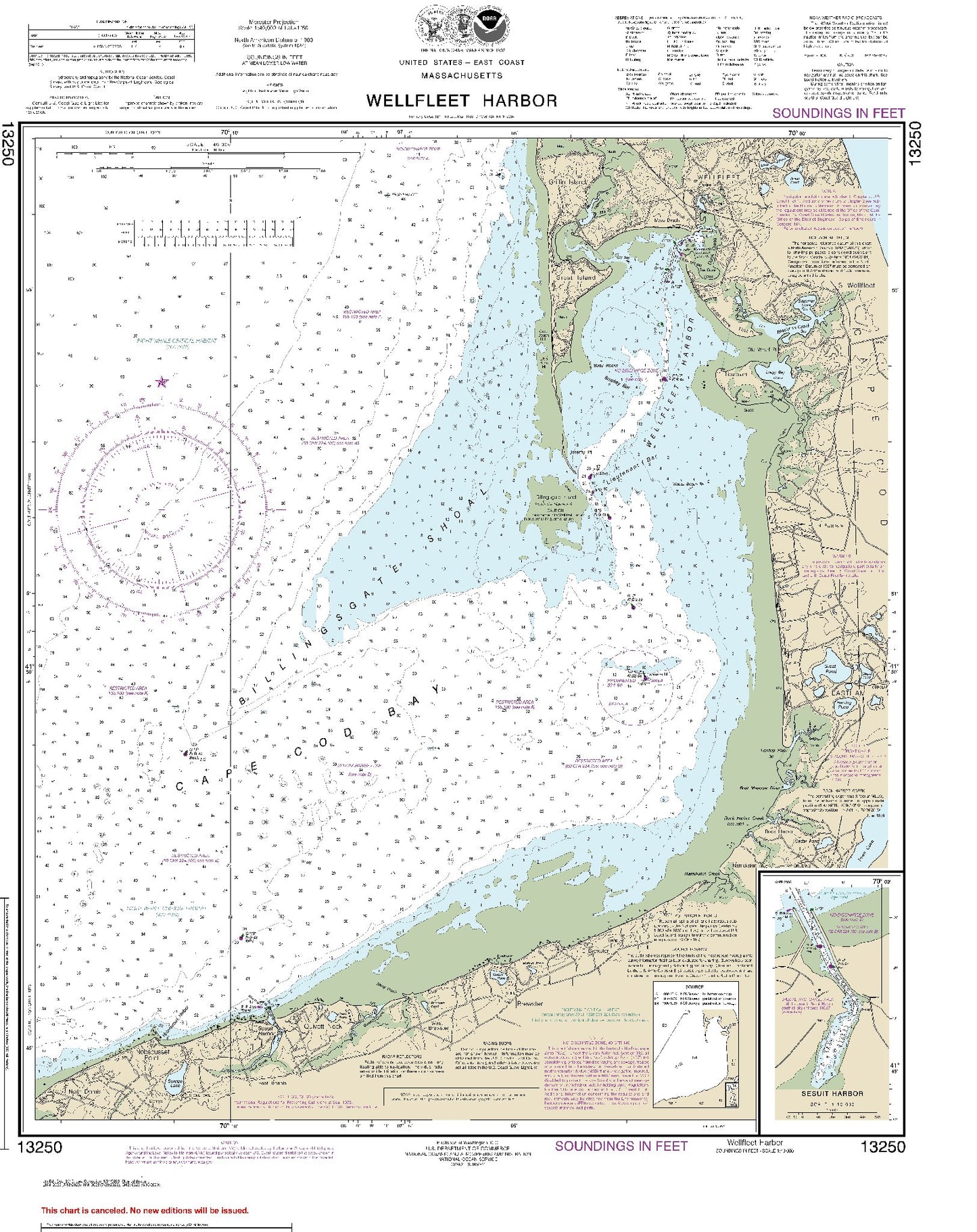 Wellfleet Harbor (13250) by NOAA