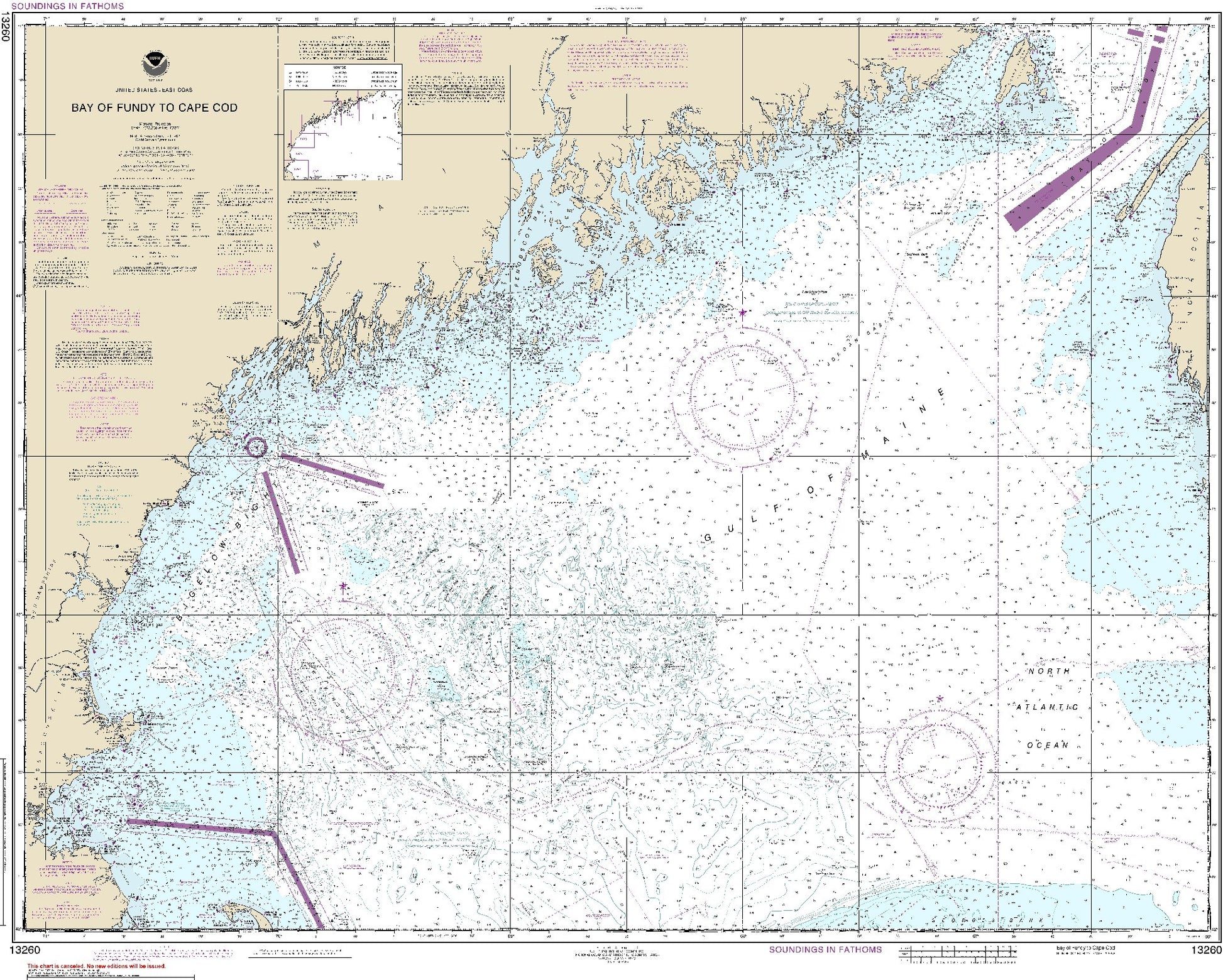 Bay of Fundy to Cape Cod (13260) by NOAA
