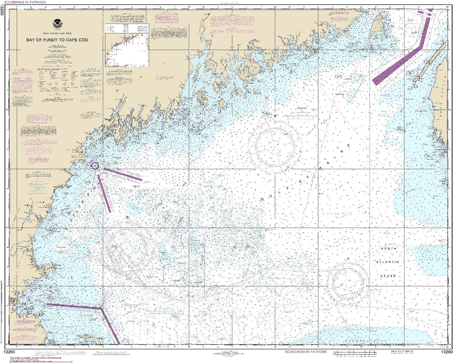 Bay of Fundy to Cape Cod (13260) by NOAA