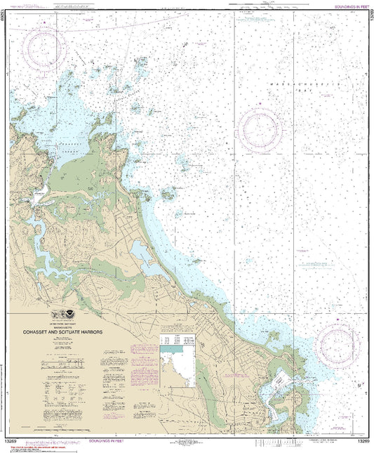 Cohasset and Scituate Harbors (13269) by NOAA