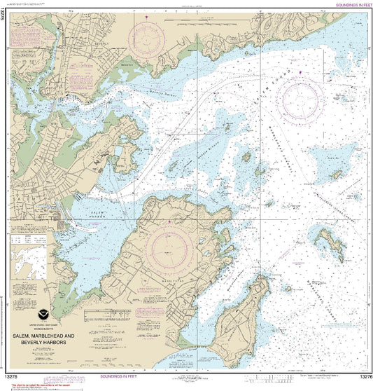 Salem, Marblehead, and Beverly Harbors (13276) by NOAA