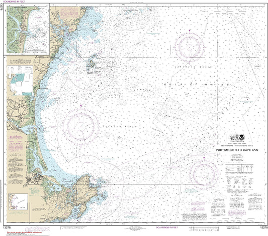Portsmouth to Cape Ann (13278) by NOAA