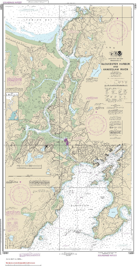 Gloucester Harbor and Annisquam River (13281) by NOAA