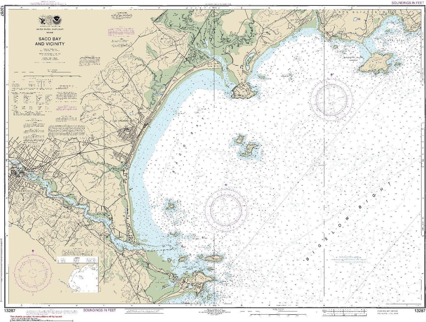 Saco Bay and Vicinity (13287) by NOAA