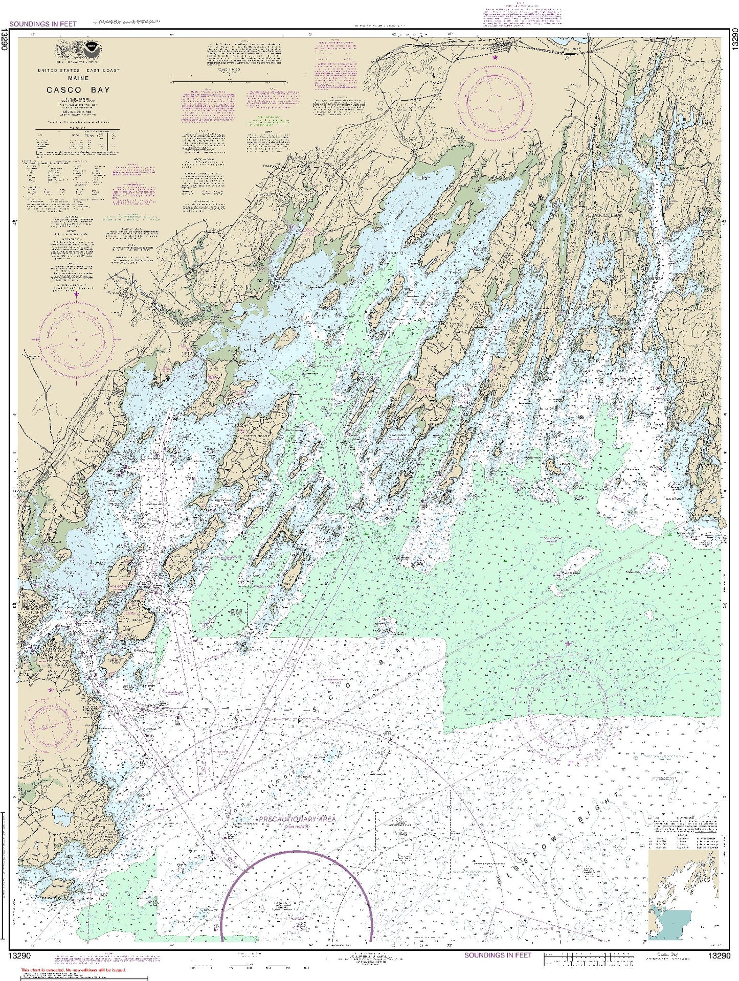 Casco Bay (13290) by NOAA