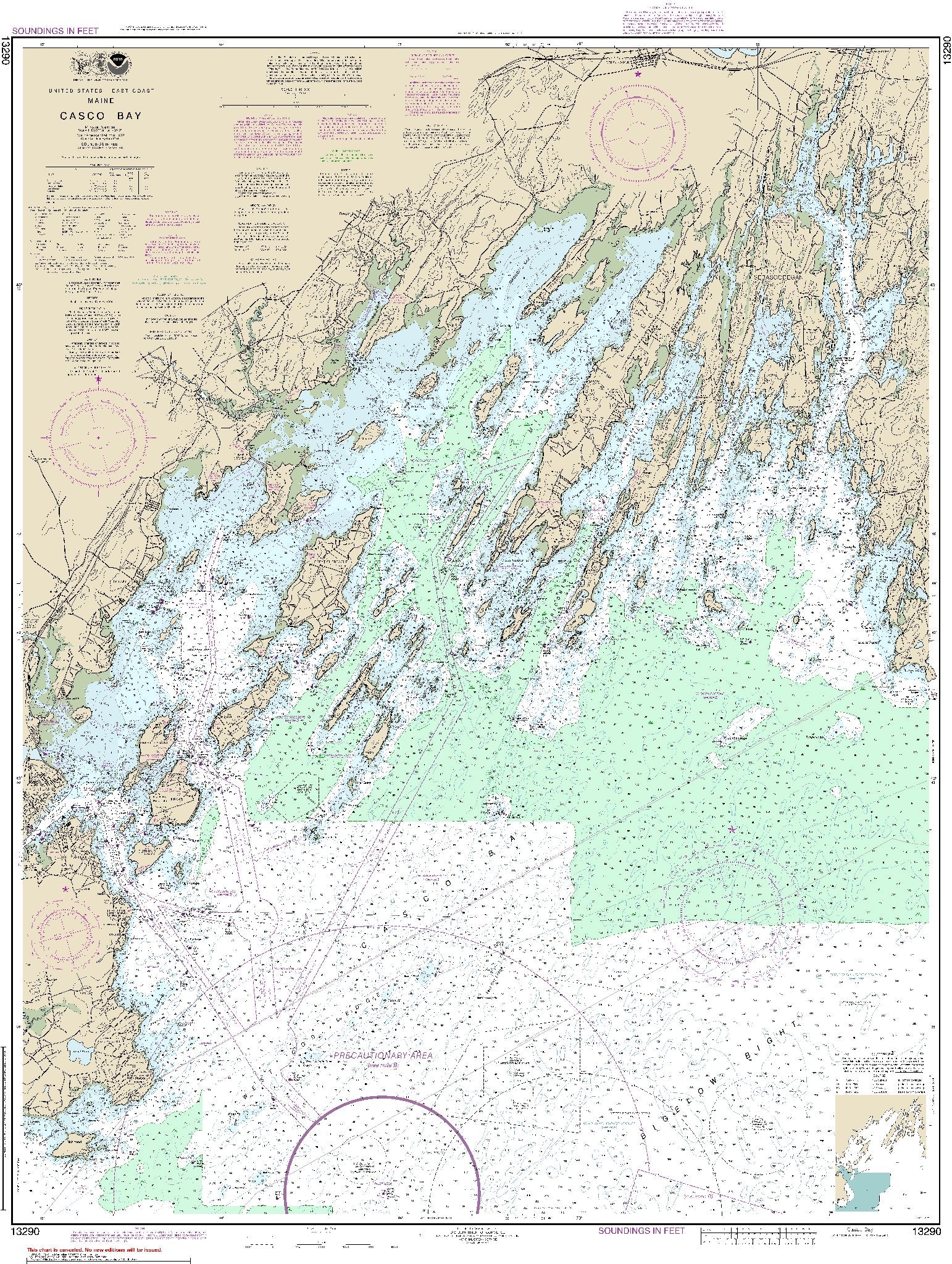 Casco Bay (13290) by NOAA