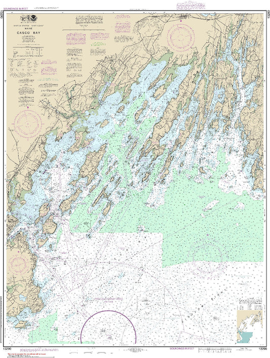Casco Bay (13290) by NOAA