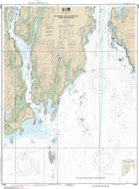 Kennebec and Sheepscot River Entrances (13295) by NOAA