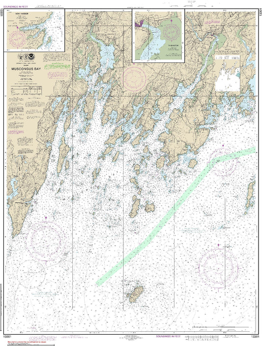 Muscongus Bay (13301) by NOAA