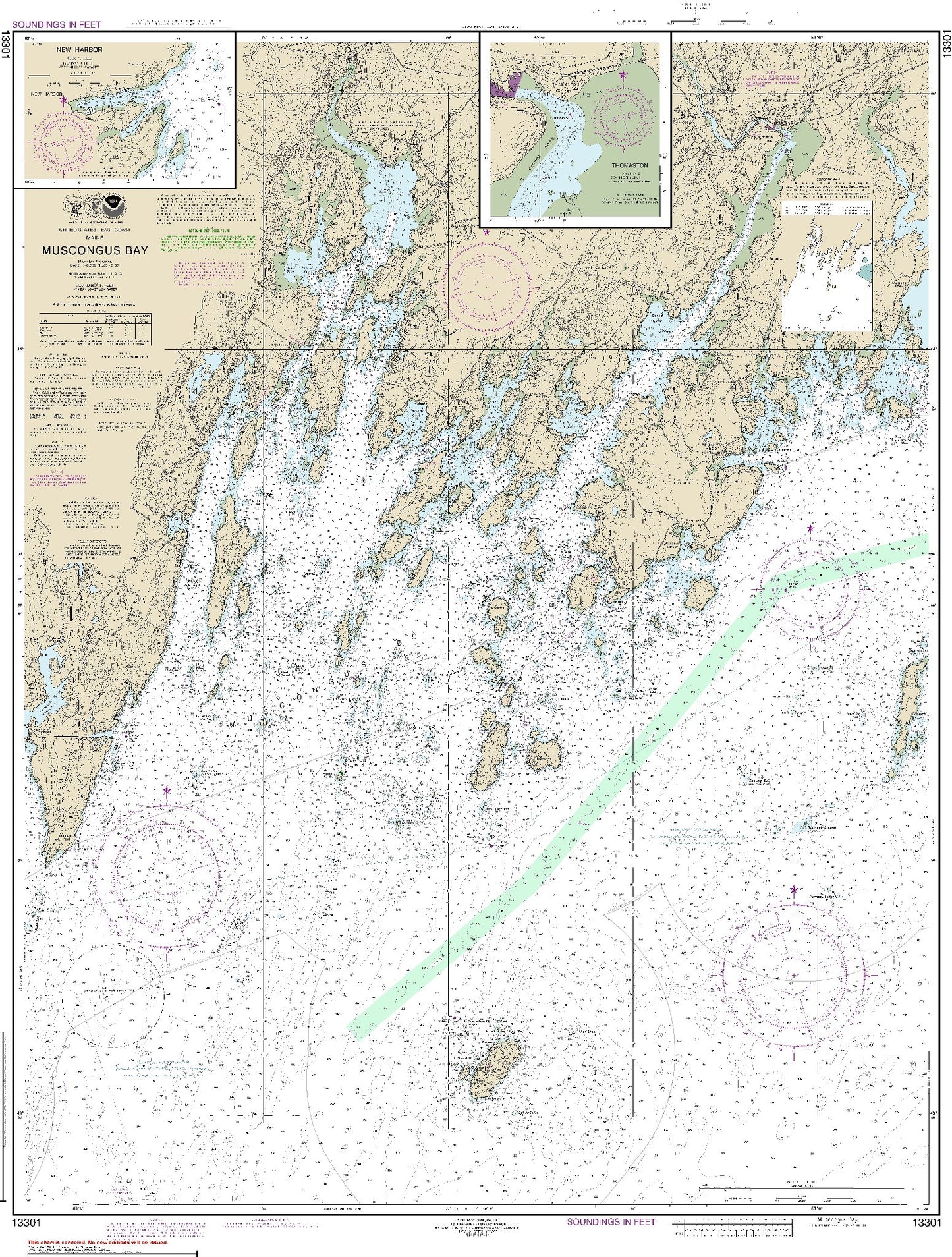 Muscongus Bay (13301) by NOAA
