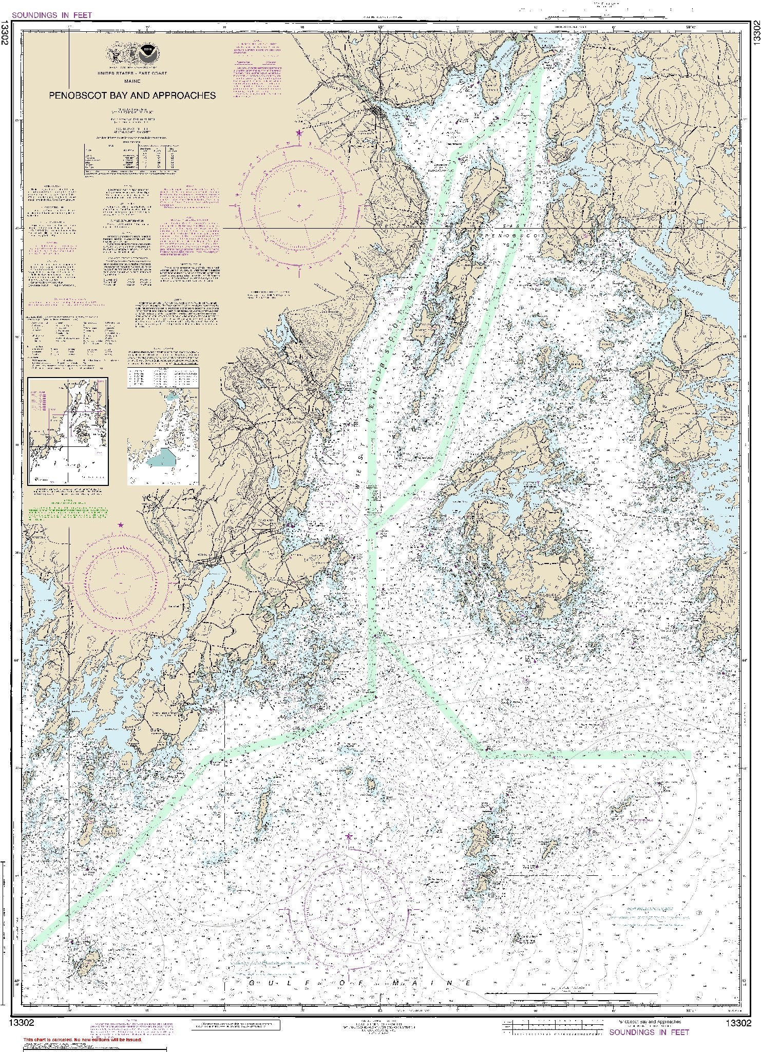 Penobscot Bay and Approaches (13302) by NOAA