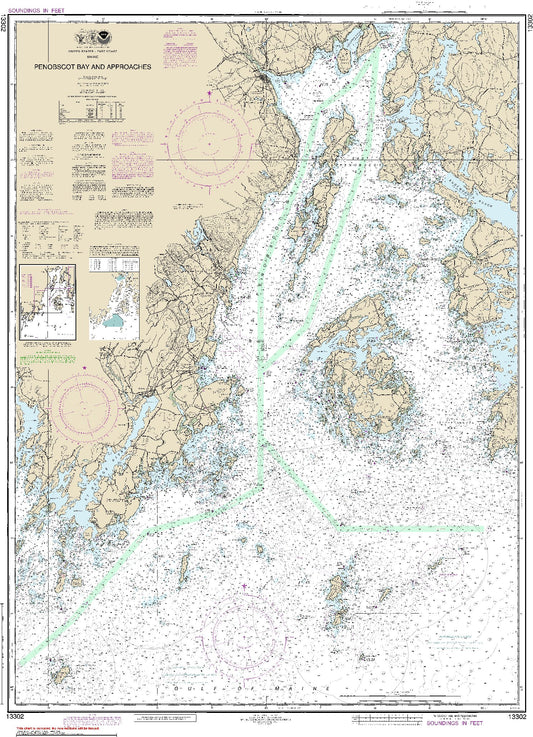Penobscot Bay and Approaches (13302) by NOAA