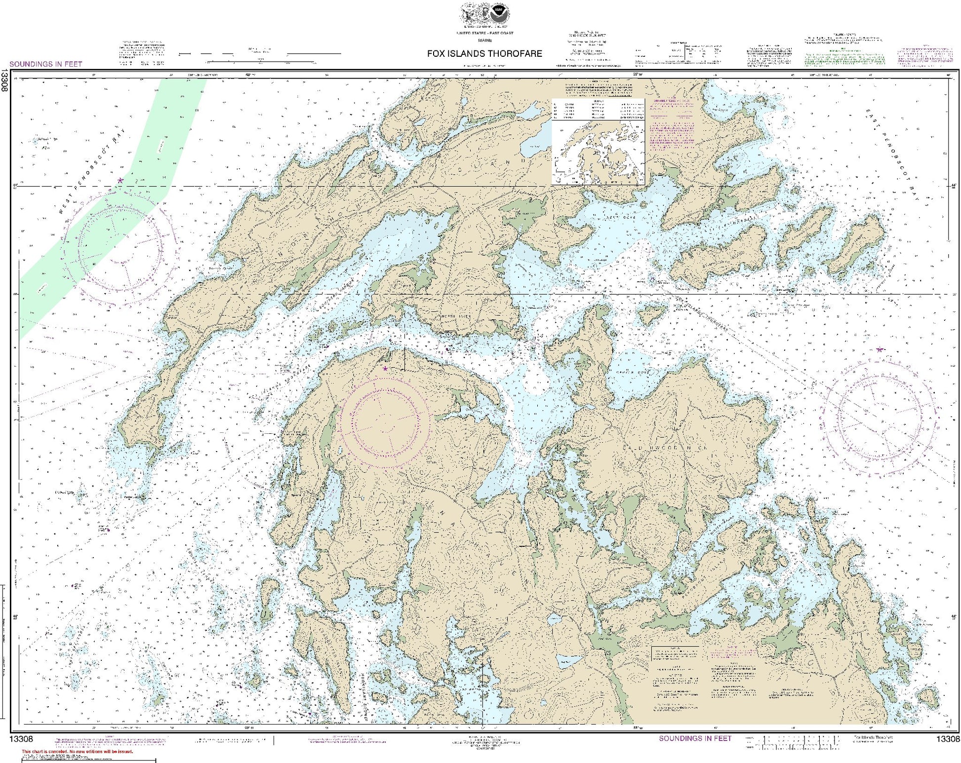 Fox Islands Thorofare (13308) by NOAA