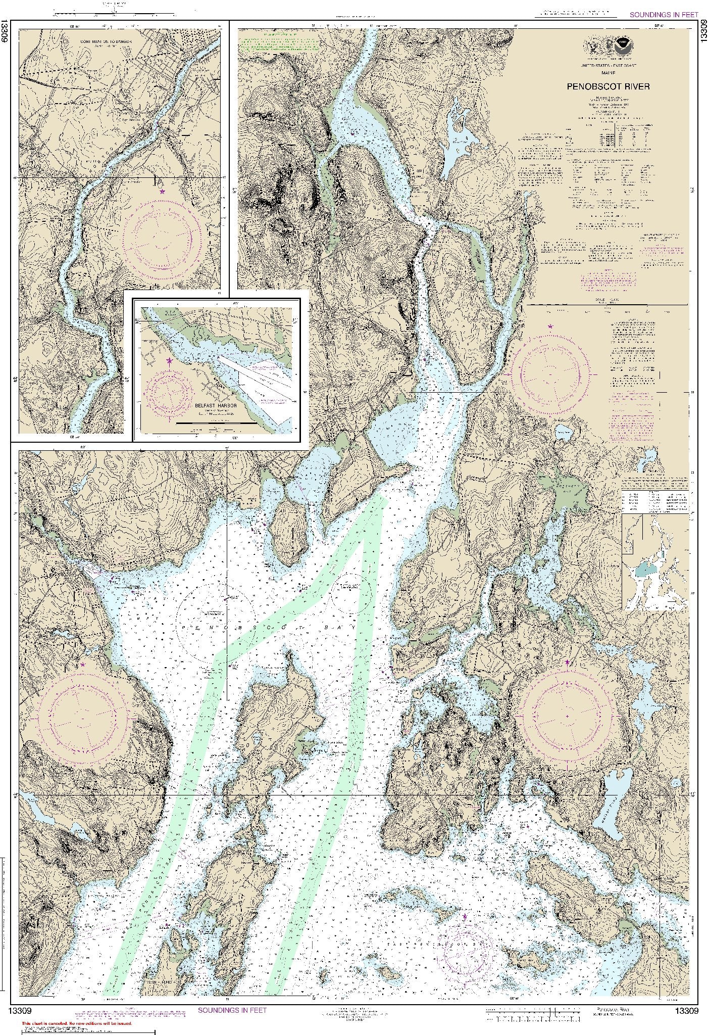Penobscot River (13309) by NOAA