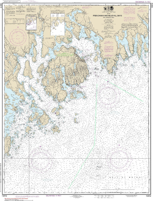 Frenchman and Blue Hill Bays (13312) by NOAA