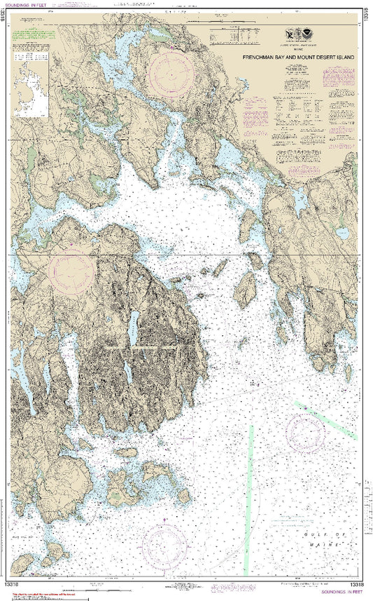 Frenchman Bay and Mount Desert Island (13318) by NOAA