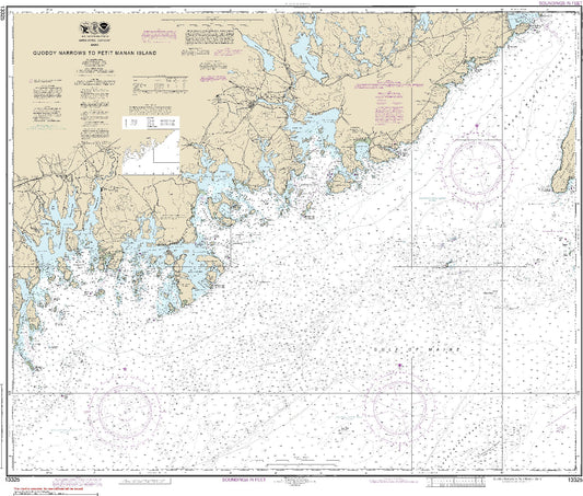 Quoddy Narrows to Petit Manan Island (13325) by NOAA