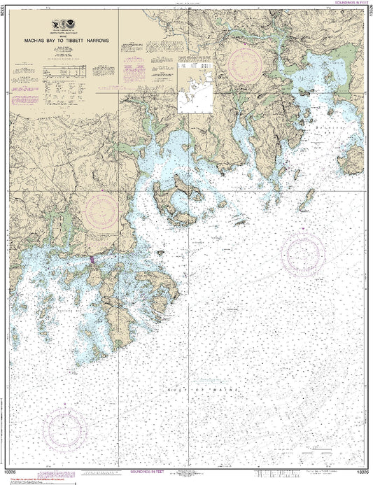 Machias Bay to Tibbett Narrows (13326) by NOAA