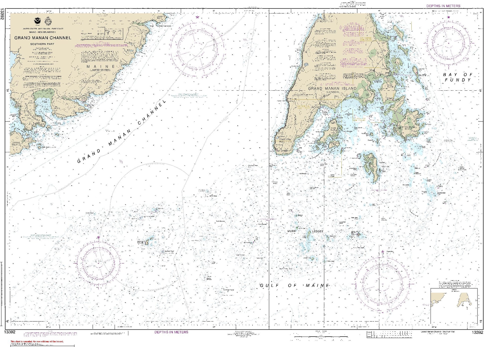 Grand Manan Channel - Southern Part (13392) by NOAA