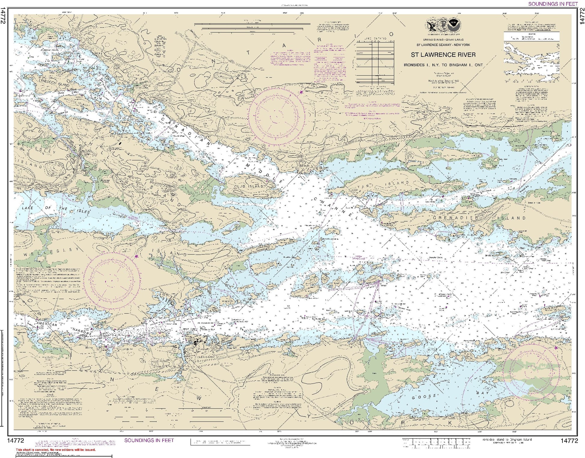 Ironsides Island to Bingham Island (14772) by NOAA