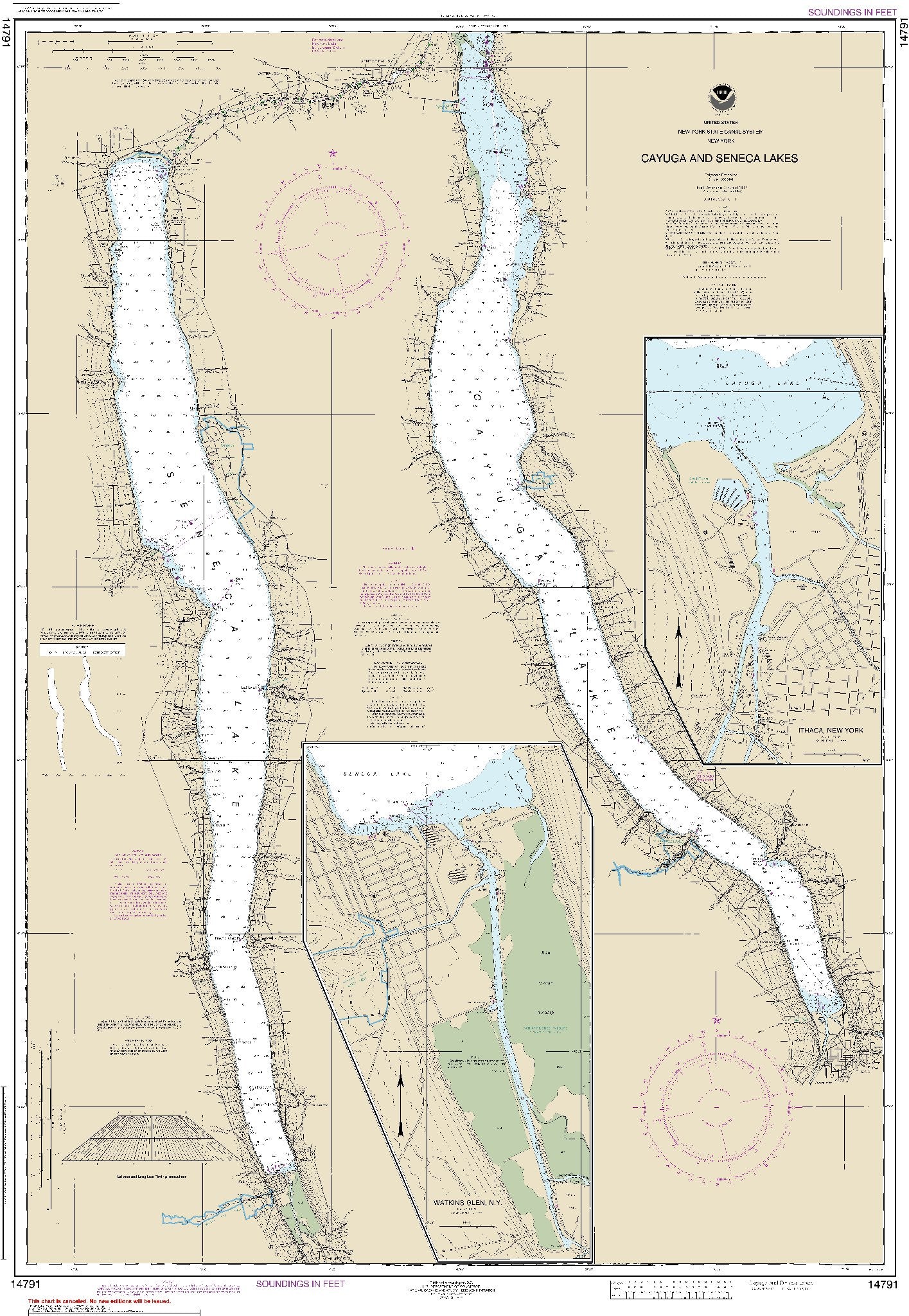 Cayuga and Seneca Lakes (14791) by NOAA