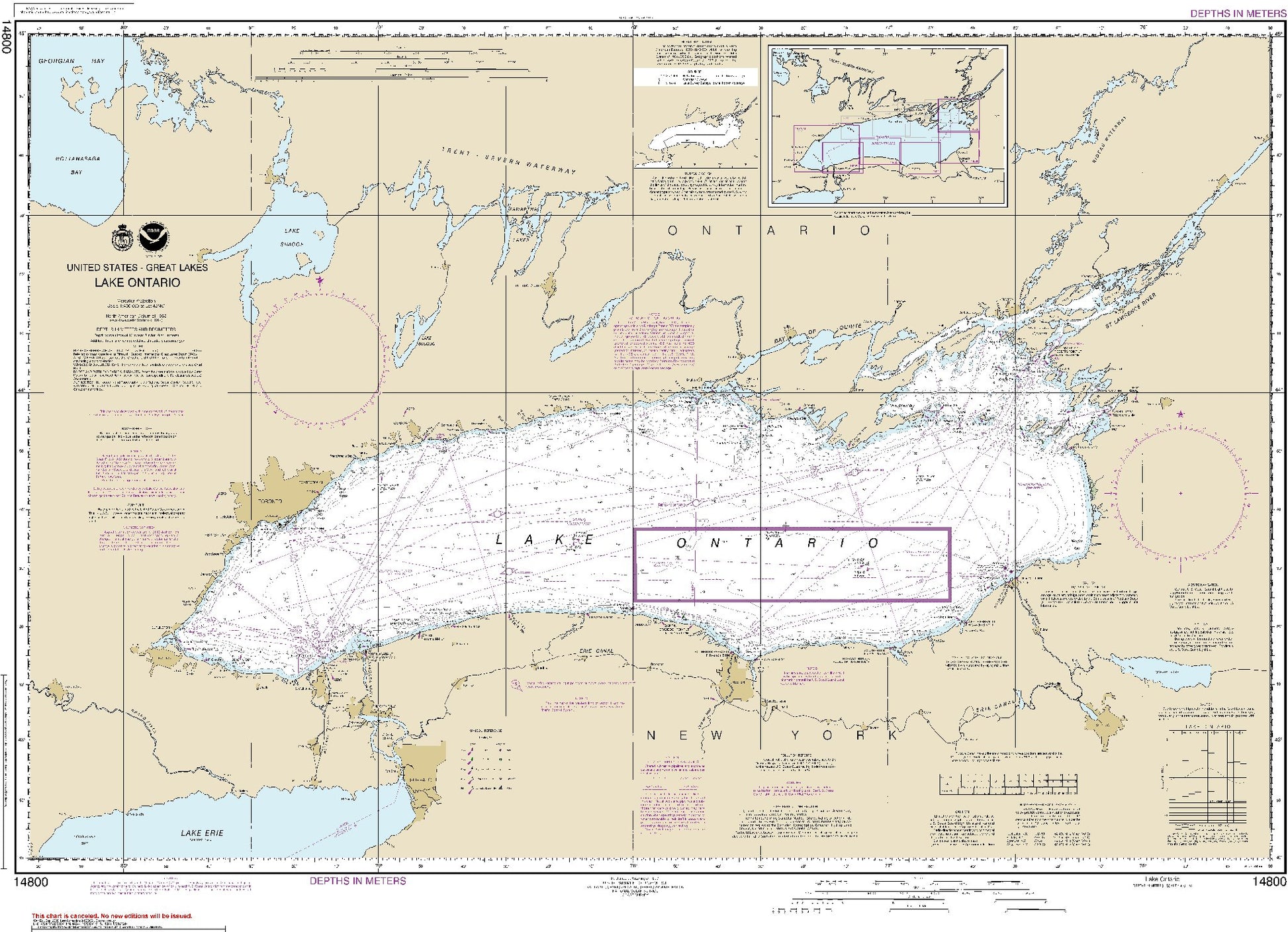 Lake Ontario (14800) by NOAA