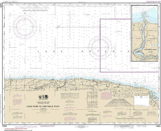 Long Pond to Thirtymile Point (14805) by NOAA