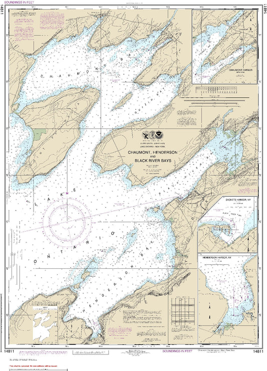 Chaumont, Henderson and Black River Bays (14811) by NOAA