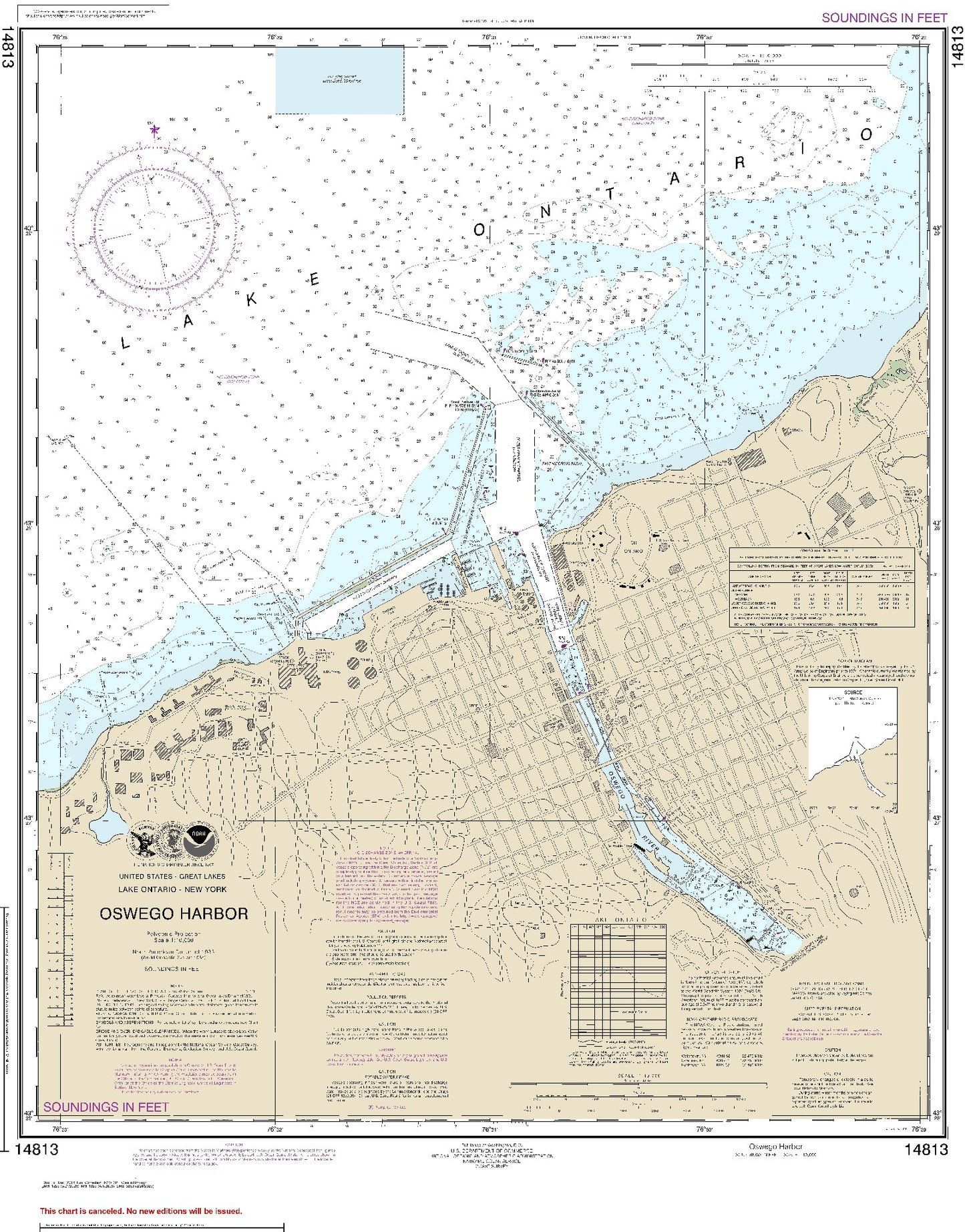 Oswego Harbour (14813) by NOAA