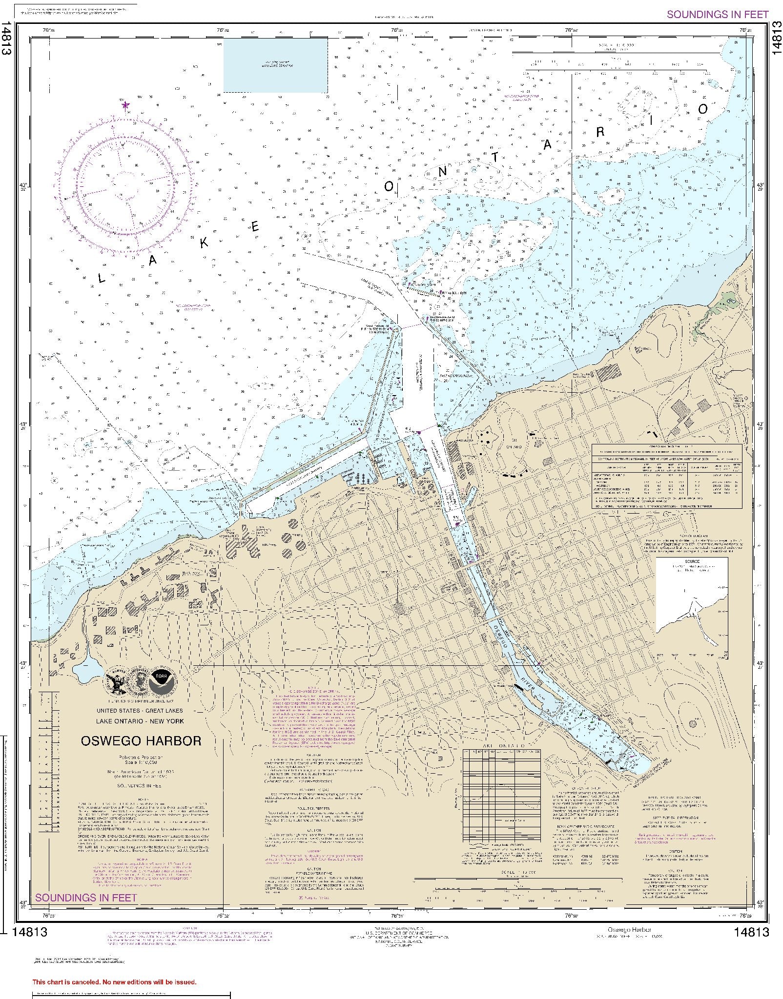 Oswego Harbour (14813) by NOAA