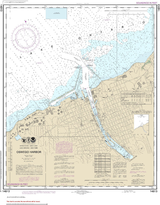 Oswego Harbour (14813) by NOAA