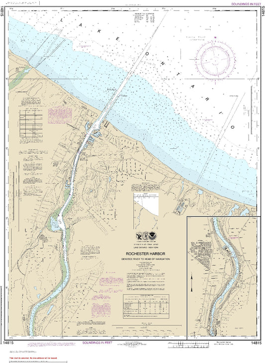 Rochester Harbour, Including Genesee River to Head of Navigation (14815) by NOAA