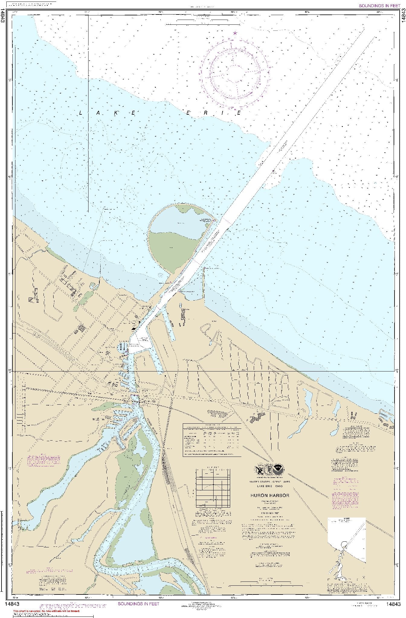 Huron Harbor (14843) by NOAA