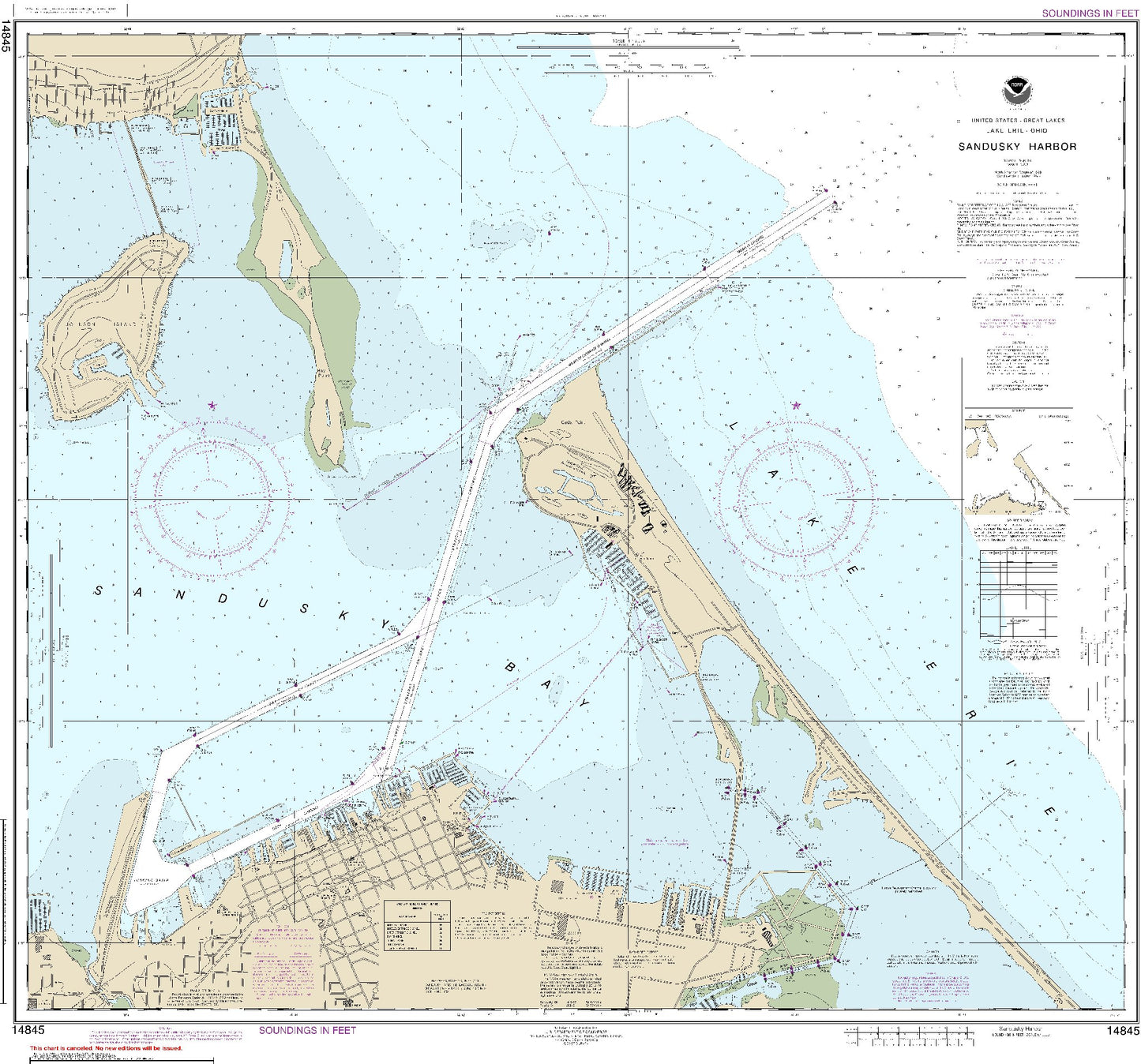 Sandusky Harbor (14845) by NOAA