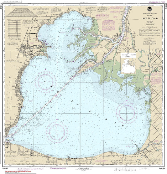 Lake St. Clair (14850) by NOAA