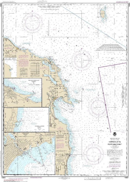 Harrisville to Forty Mile Point (14864) by NOAA