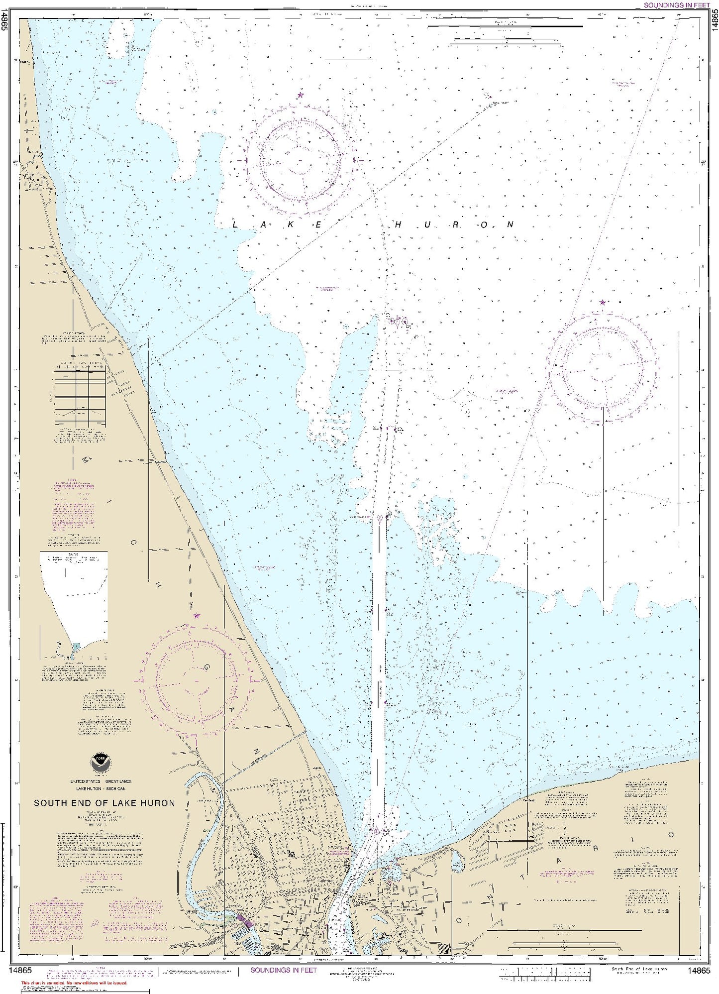 South End of Lake Huron (14865) by NOAA
