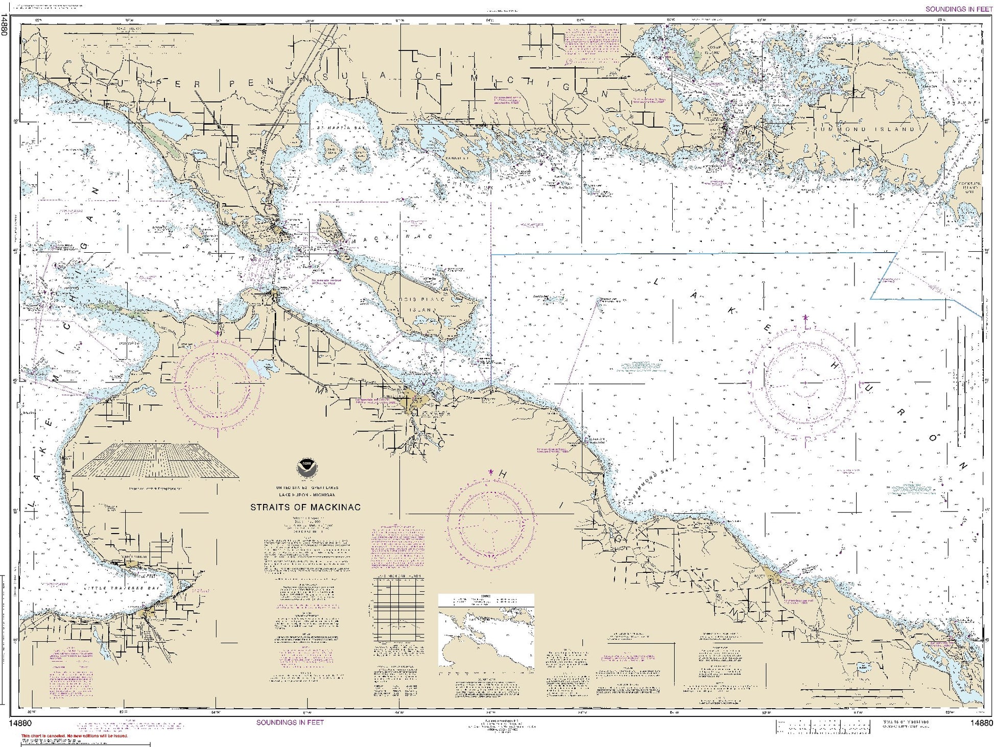 Straits of Mackinac (14880) by NOAA