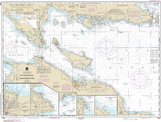 De Tour Passage to Waugoshance Point (14881) by NOAA