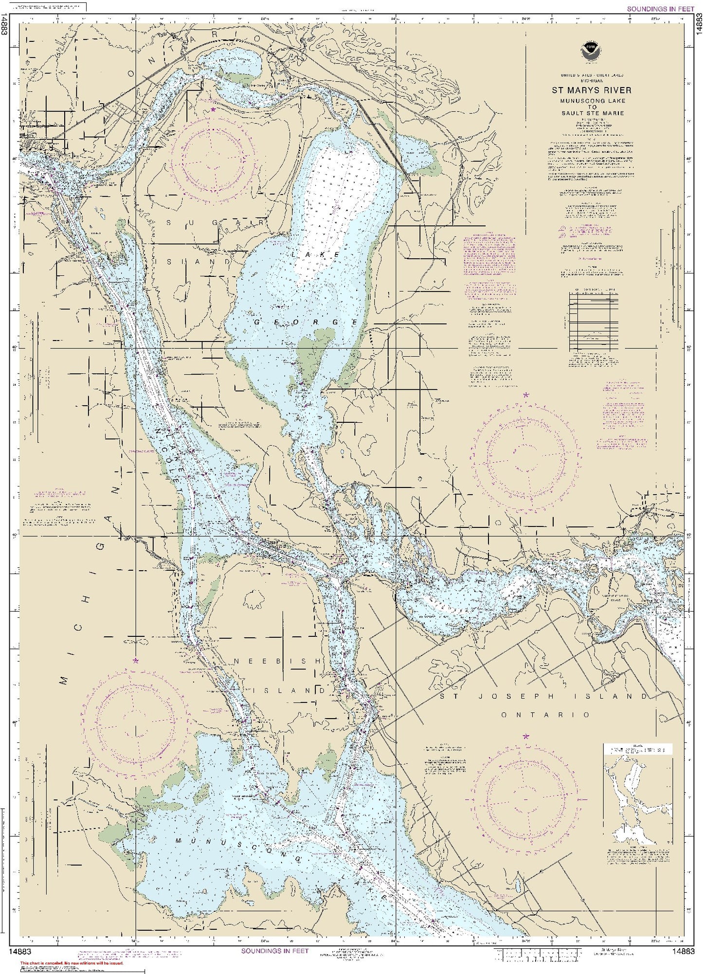 St. Marys River (14883) by NOAA