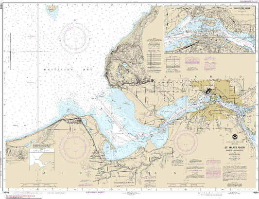 St. Marys River (14884) by NOAA