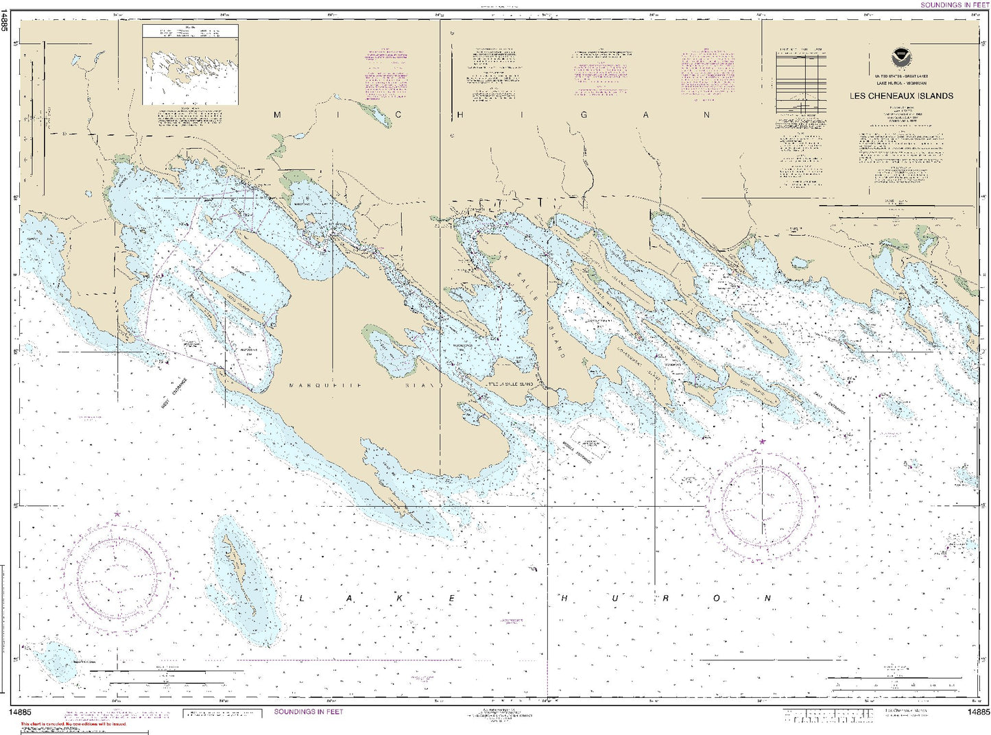 Les Cheneaux Islands (14885) by NOAA
