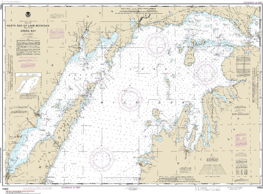 North End of Lake Michigan (14902) by NOAA