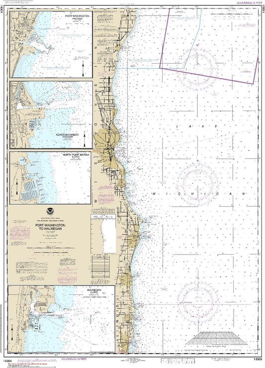 Port Washington to Waukegan (14904) by NOAA
