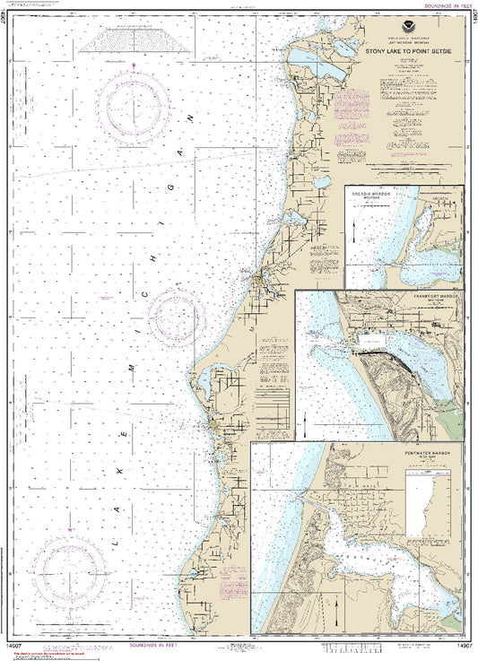 Stony Lake to Point Betsie (14907) by NOAA