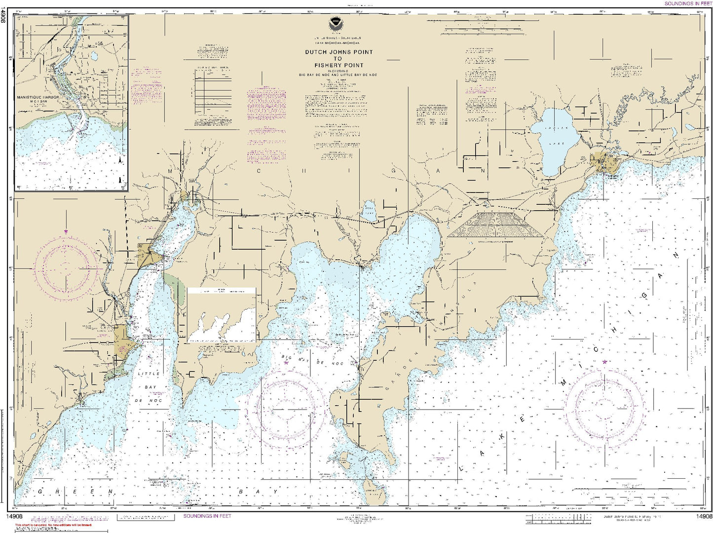Dutch Johns Point to Fishery Point (14908) by NOAA