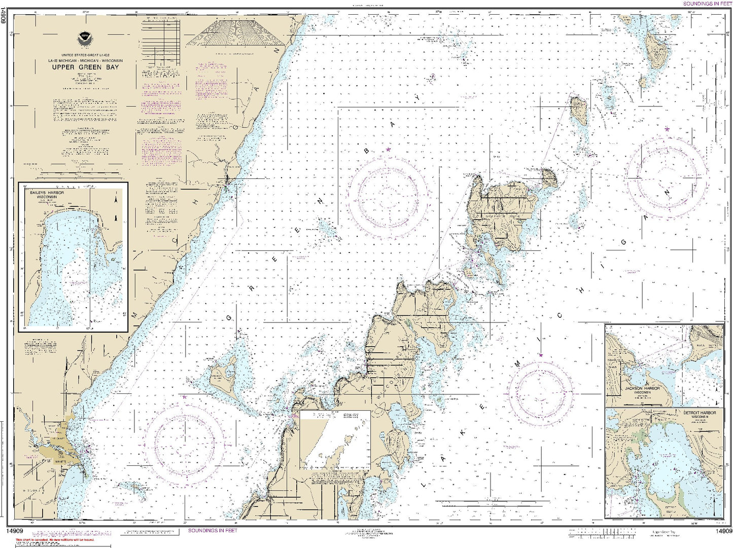 Upper Green Bay (14909) by NOAA